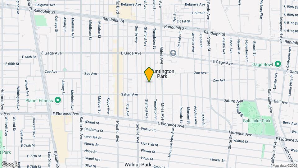 6718 Stafford Ave Mapa y Detalles de la Ubicación