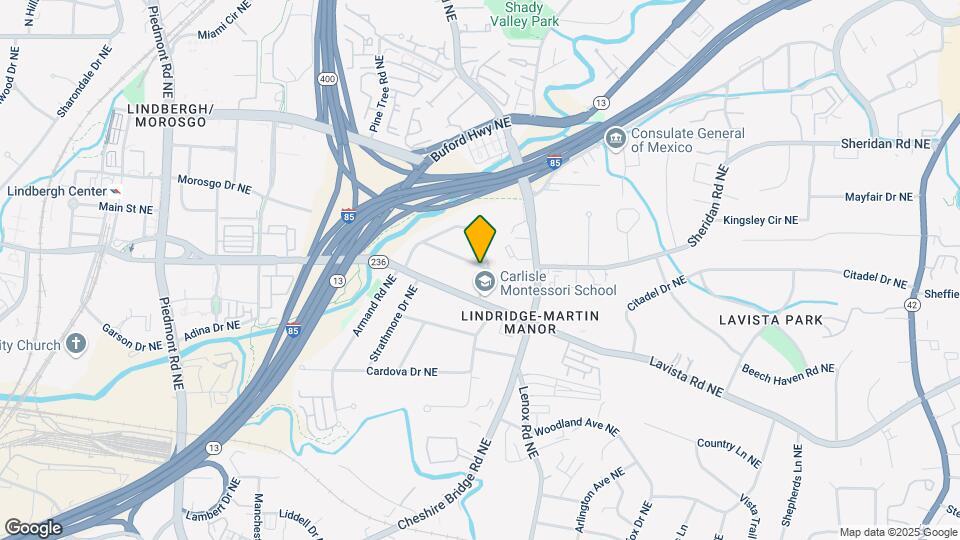 1111 Lindridge Dr NE Map and Location Details