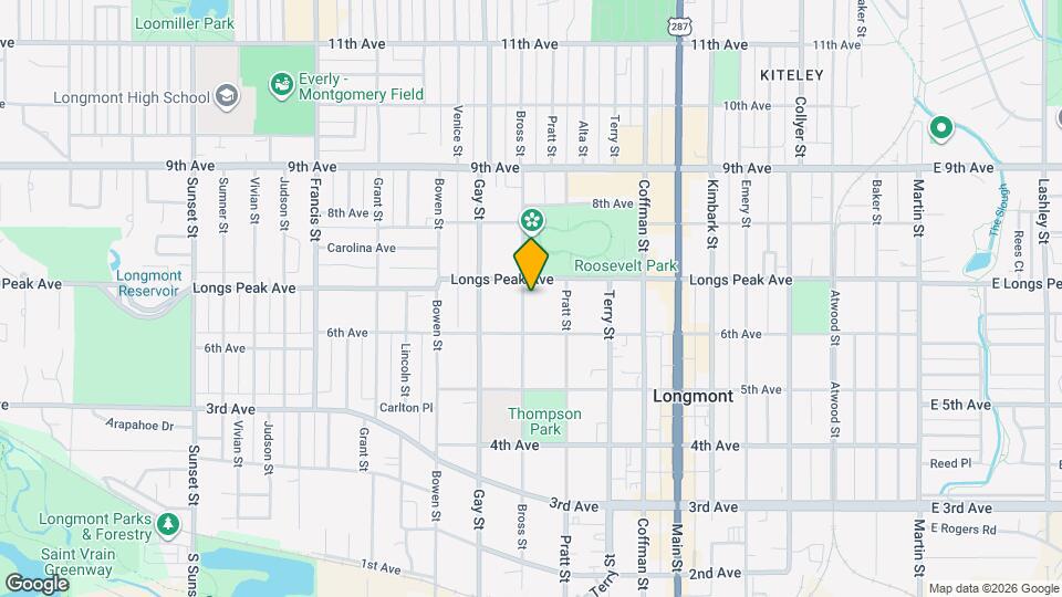 632 Bross St Map and Location Details