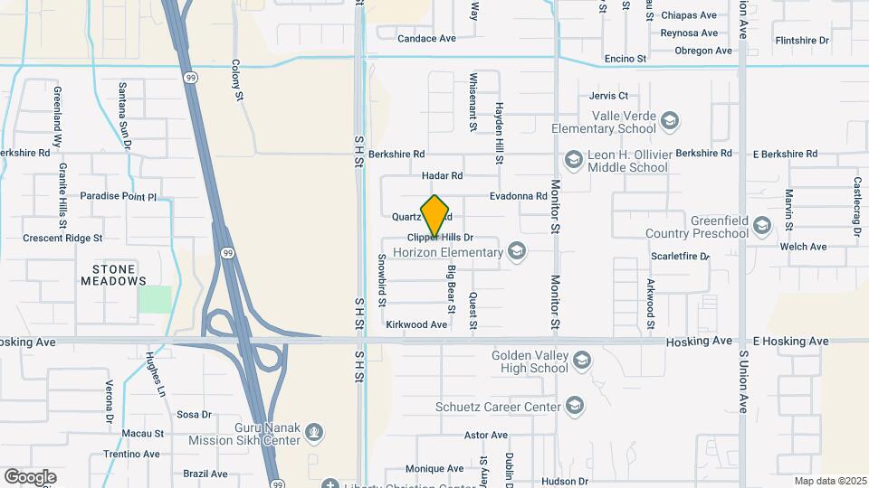 1327 Clipper Hills Dr Map and Location Details
