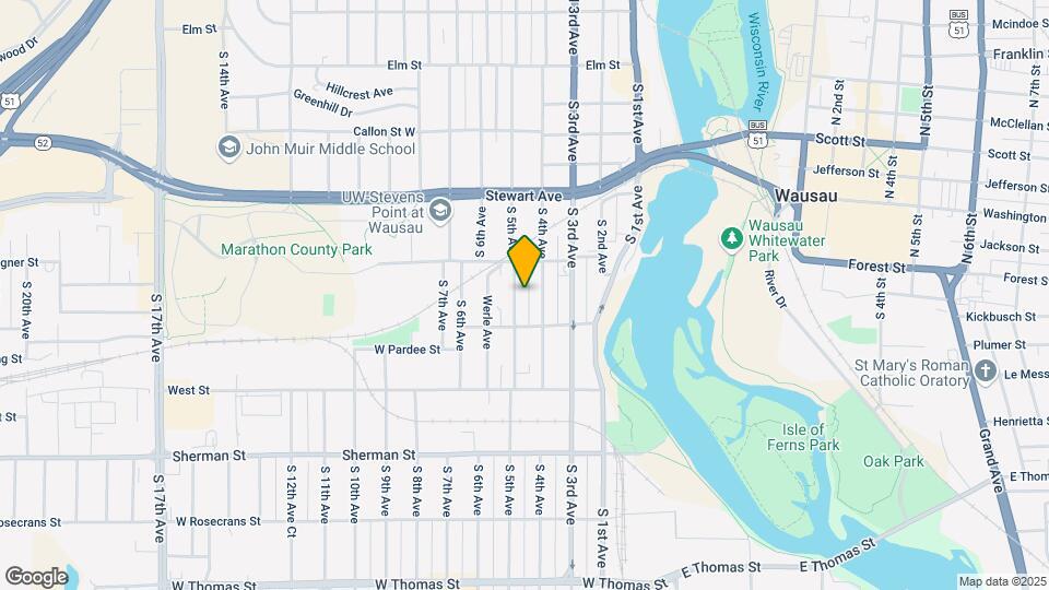 623 S 5th Ave-Unit -Upper Map and Location Details