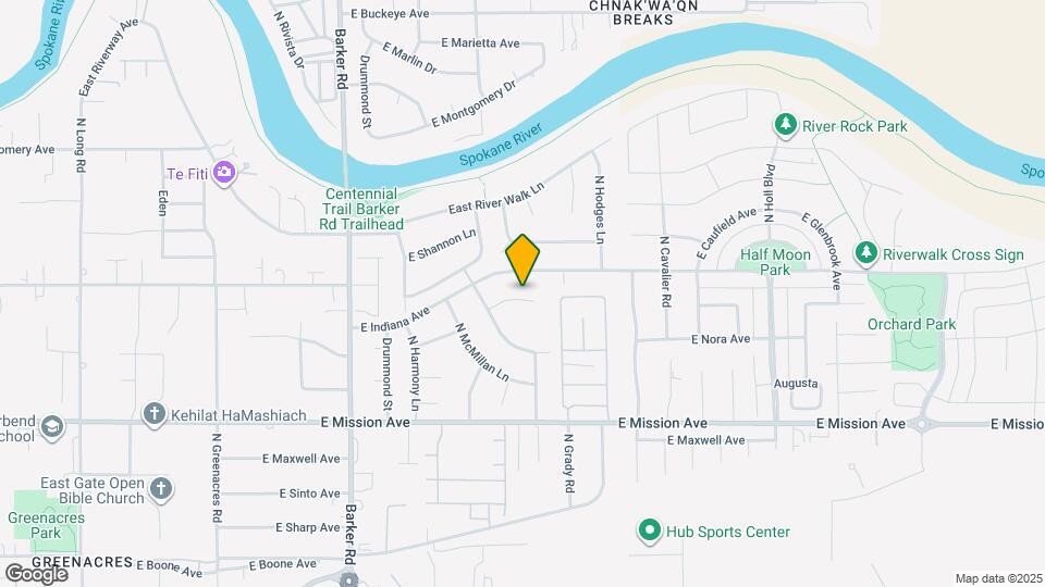 19127 E Baldwin Ln Map and Location Details