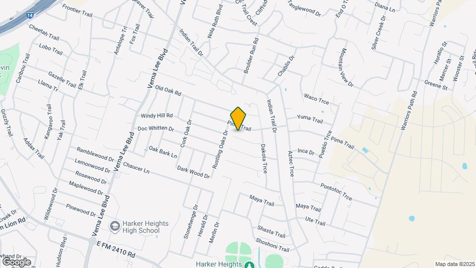 1405 Natchez Trail Map and Location Details