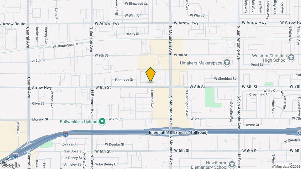 1301 W 8th St Map and Location Details