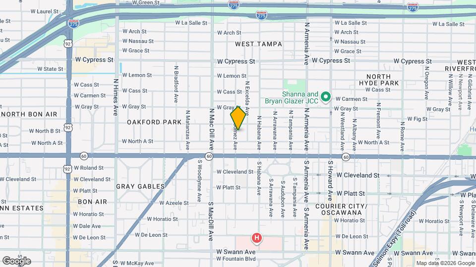 207 N Gomez Ave Map and Location Details
