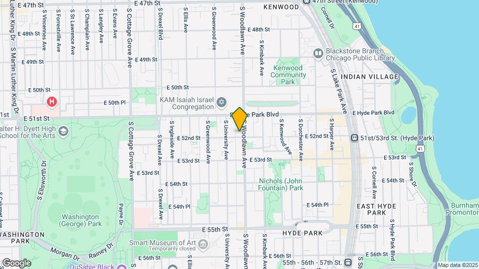 Woodlawn Apartments Map and Location Details