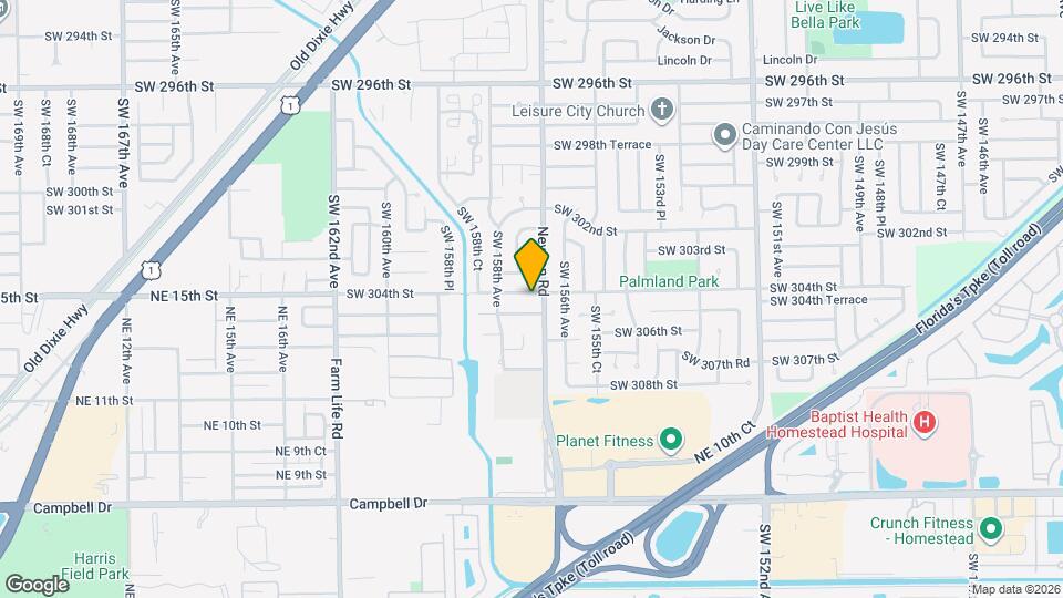 15710 SW 304th St Map and Location Details