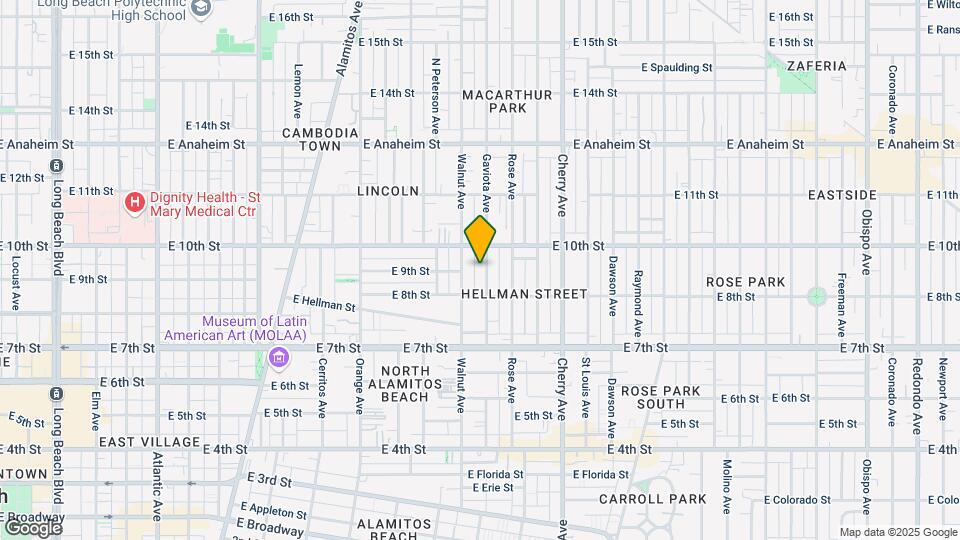 845 Gaviota Ave Mapa y Detalles de la Ubicación