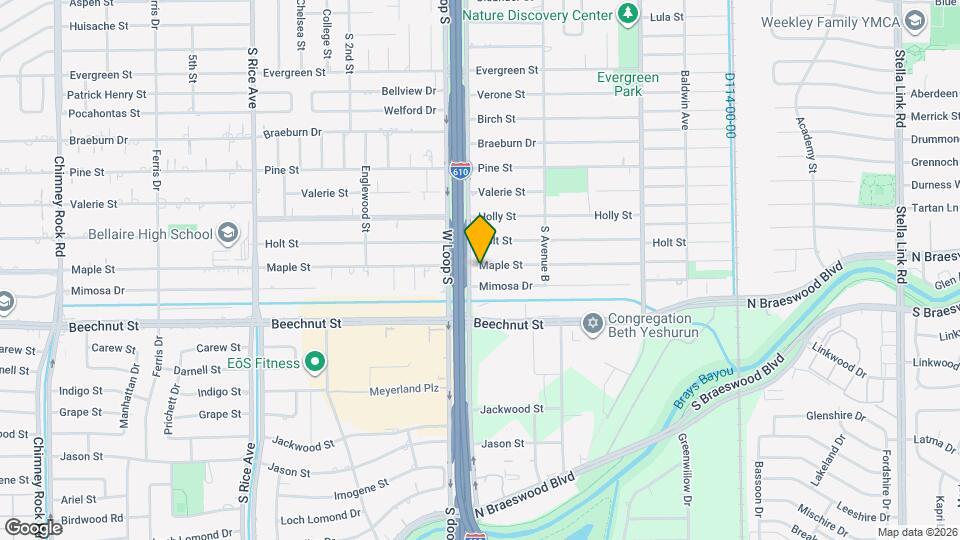 4627 Maple St Map and Location Details