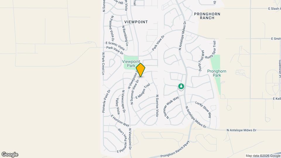 7383 N Summit View Dr Map and Location Details