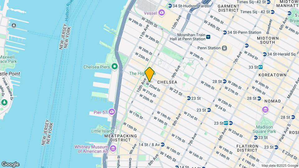 467 W 22nd St Map and Location Details