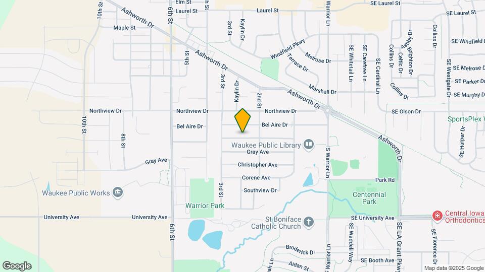 255 Waukee Ave Map and Location Details