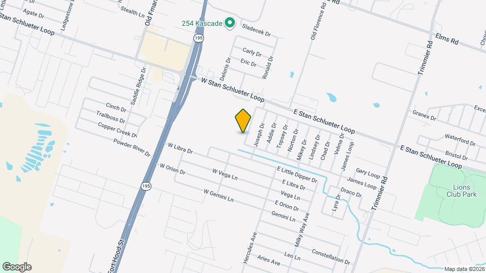 5211 James Loop Map and Location Details