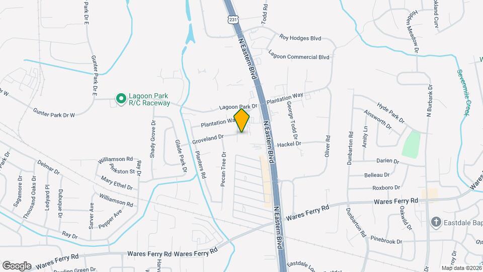 516 Lawndale Ln Map and Location Details