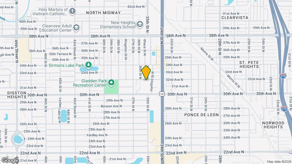 3460 32nd Ave N, Unit 101 Map and Location Details