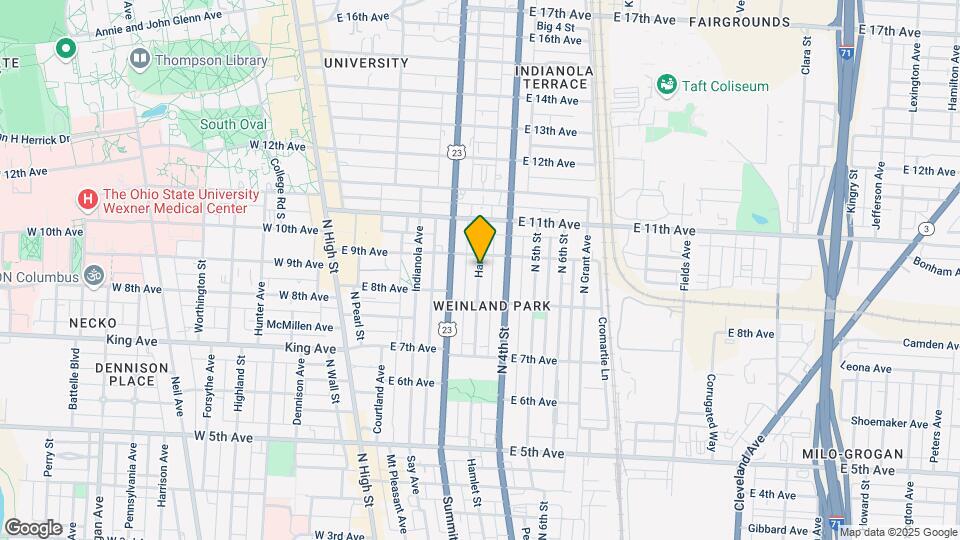 1460 Hamlet St Map and Location Details