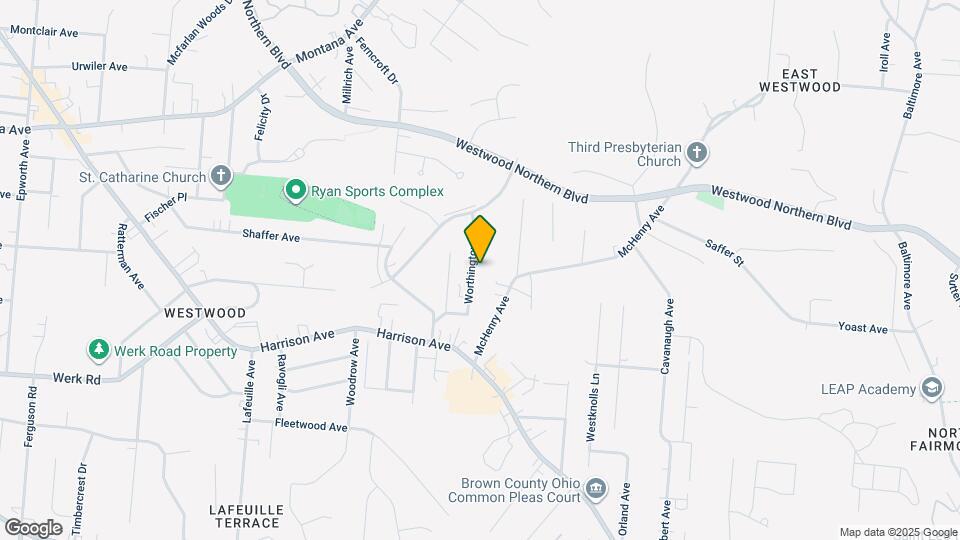 3072 Worthington Ave Map and Location Details