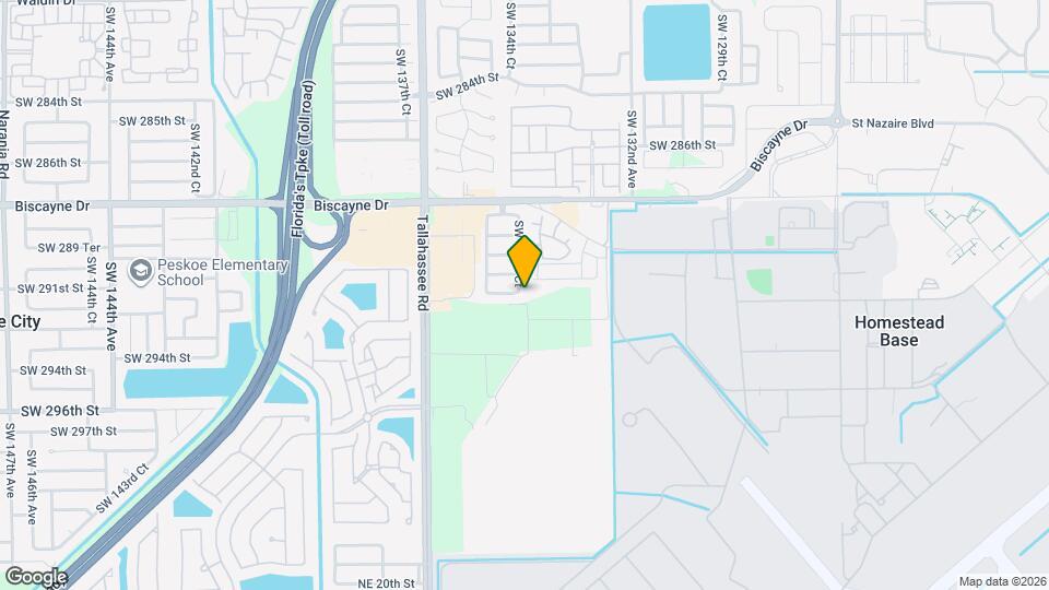 29151 SW 134th Ct Map and Location Details