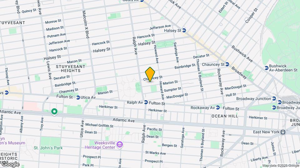 215 Marion Street Mapa y Detalles de la Ubicación