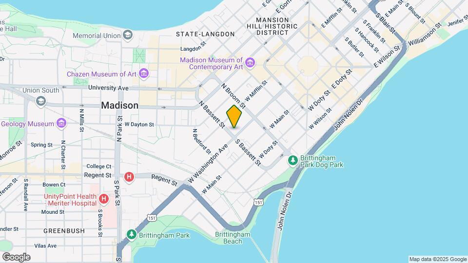 450 W Washington Ave, Unit 1 Map and Location Details