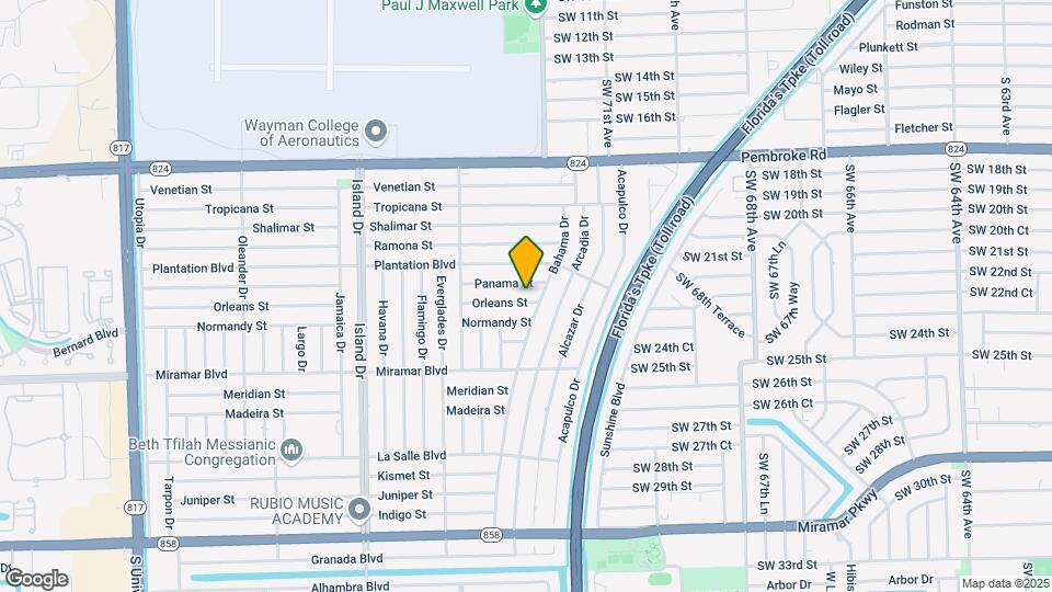 7231 Orleans St Map and Location Details