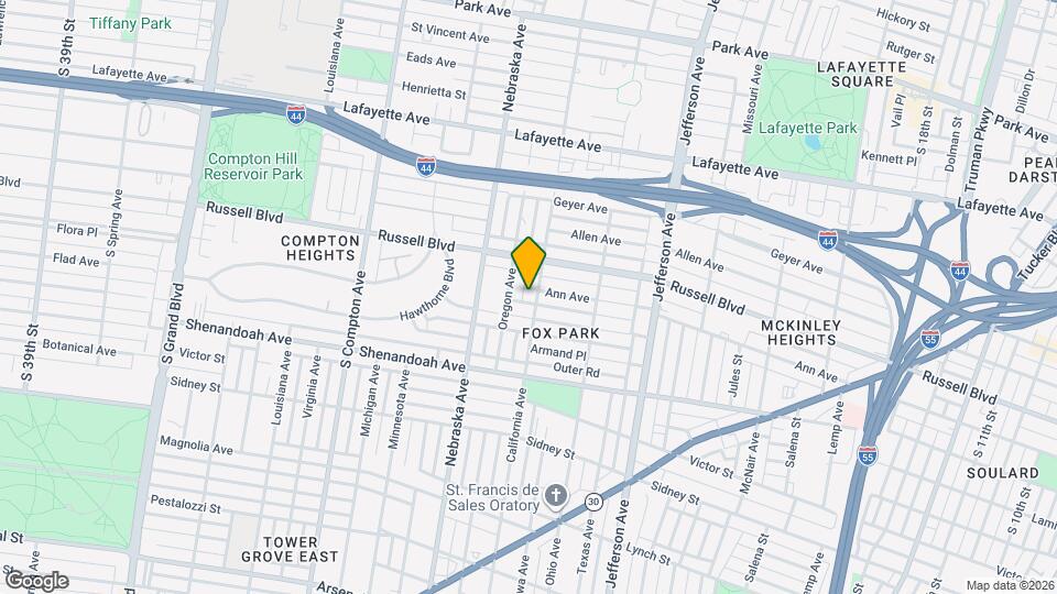 2139 California Ave, Unit 1 F Mapa y Detalles de la Ubicación