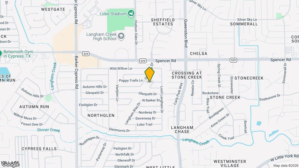 17414 N Yorkglen Dr Map and Location Details