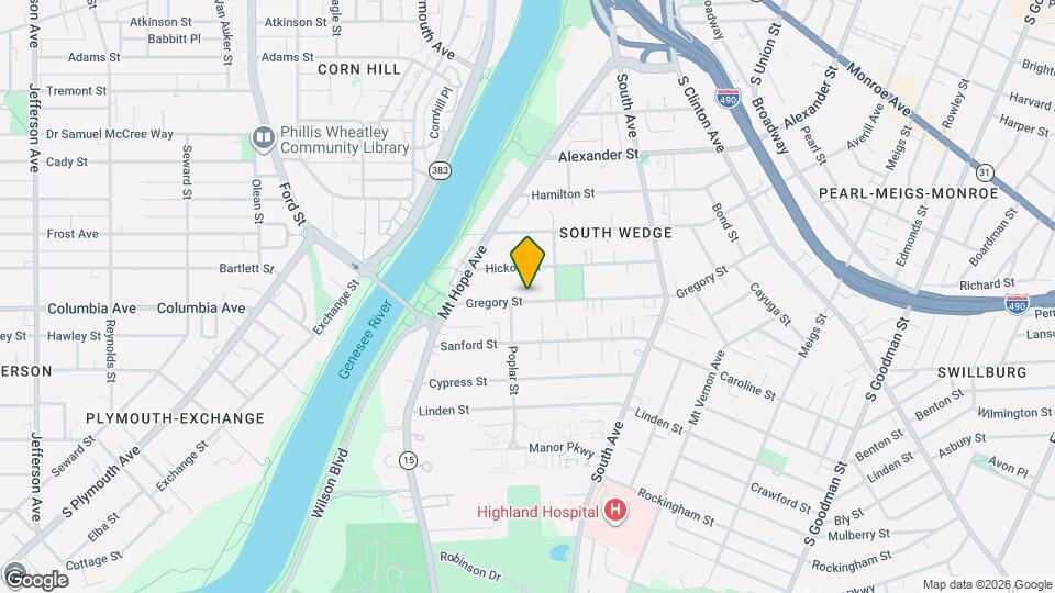 102 Gregory St Map and Location Details