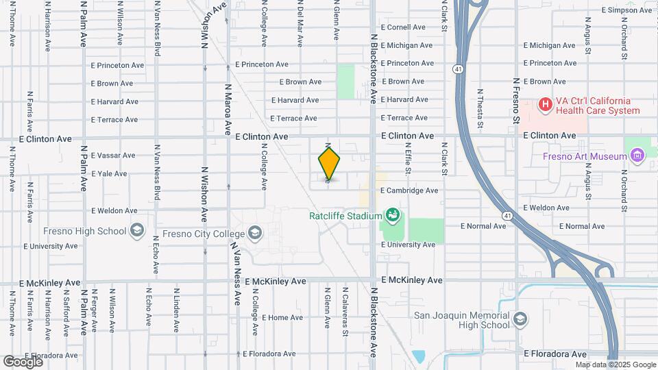 2130 N Glenn Ave Map and Location Details