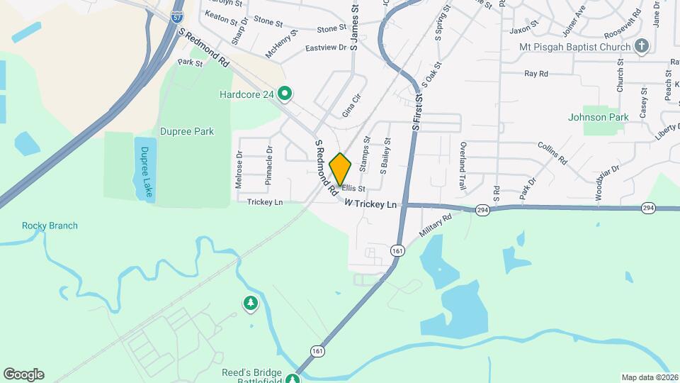 813 Ellis St Map and Location Details