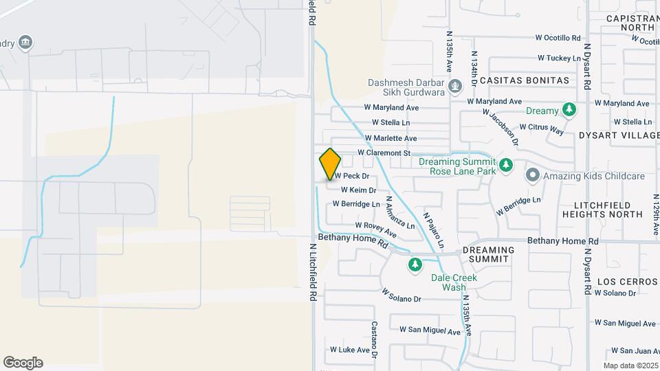 13842 W Keim Dr Map and Location Details
