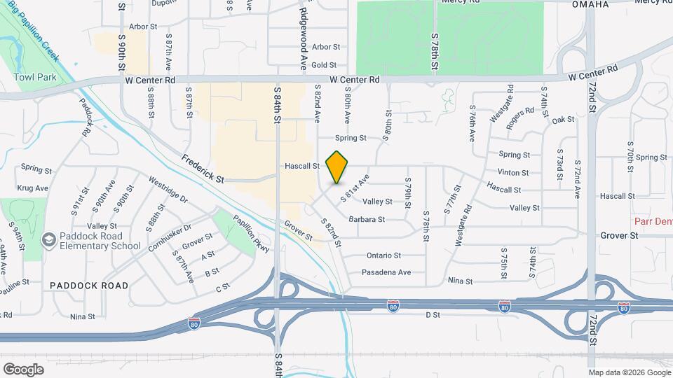 3333 S 82nd St Map and Location Details