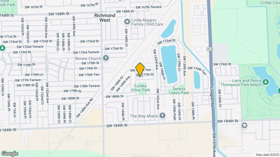 14315 SW 177th Terrace Map and Location Details
