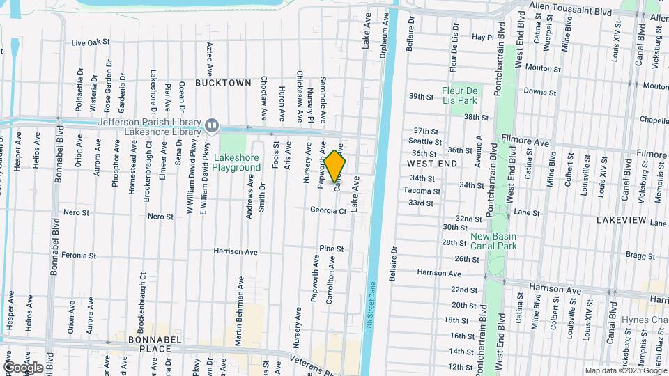 1324-1326 Carrollton Ave Mapa y Detalles de la Ubicación
