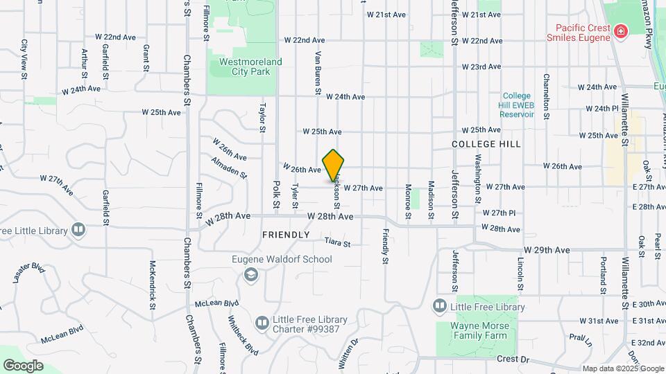 971 W 27th Ave Map and Location Details