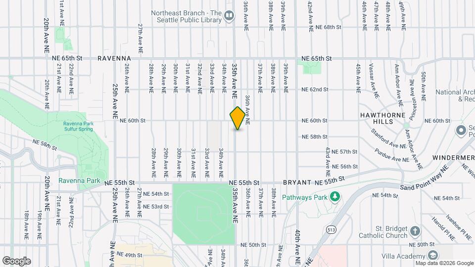 5738 35th Ave NE Map and Location Details