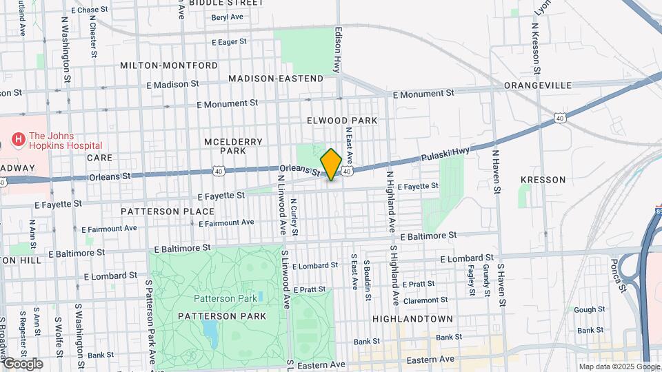 209 N Ellwood Ave Map and Location Details