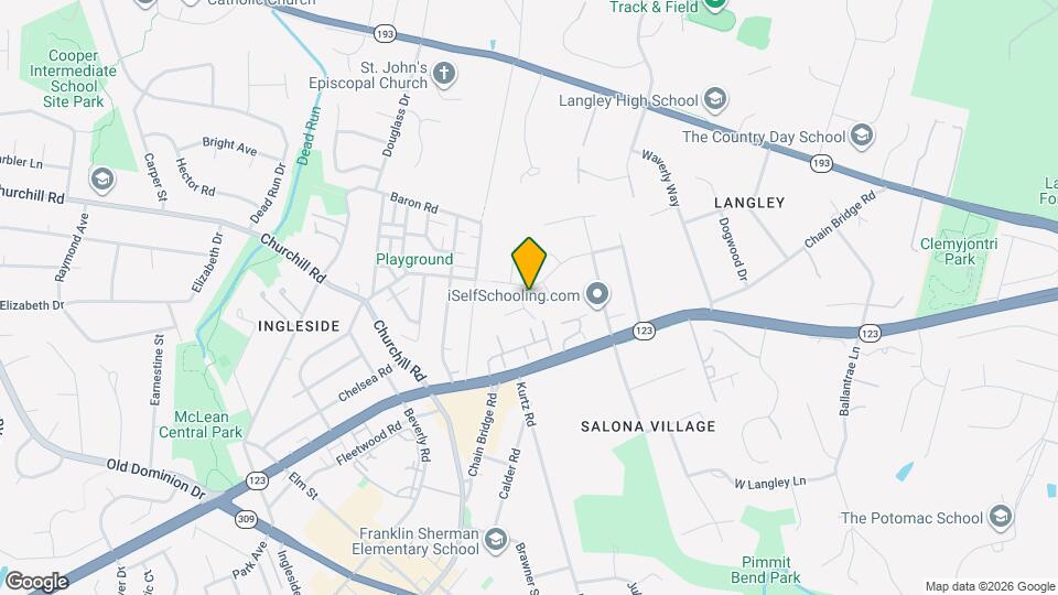 1201 Allendale Rd Map and Location Details