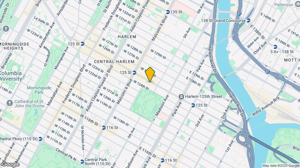 18 W 125th St Mapa y Detalles de la Ubicación