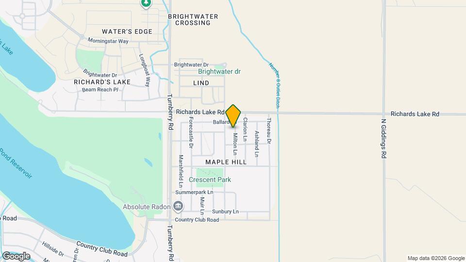 2633 Milton Ln Map and Location Details