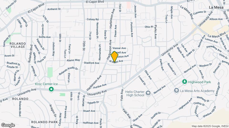 7262 Stanford Ave Mapa y Detalles de la Ubicación