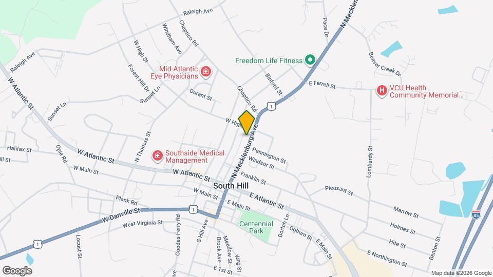 405 N Mecklenburg Ave Map and Location Details