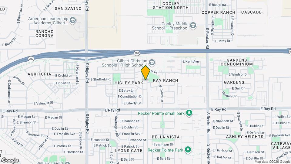 1413 S Ponderosa Dr Map and Location Details