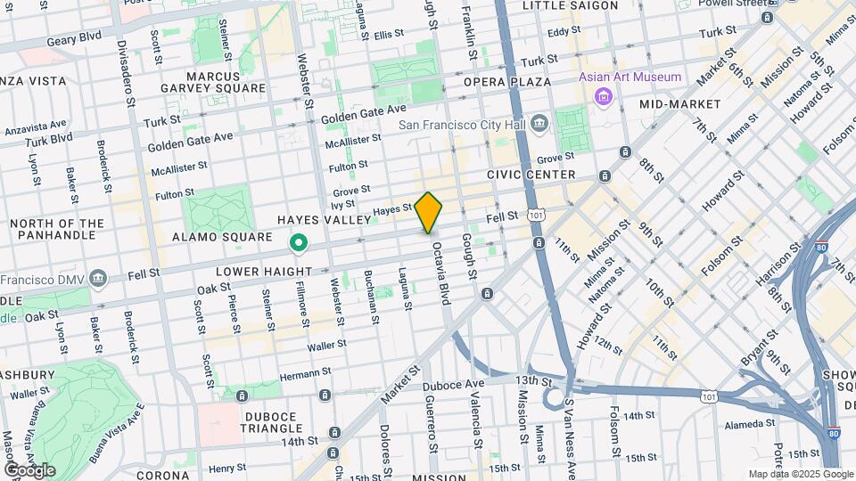 331 Octavia St Map and Location Details