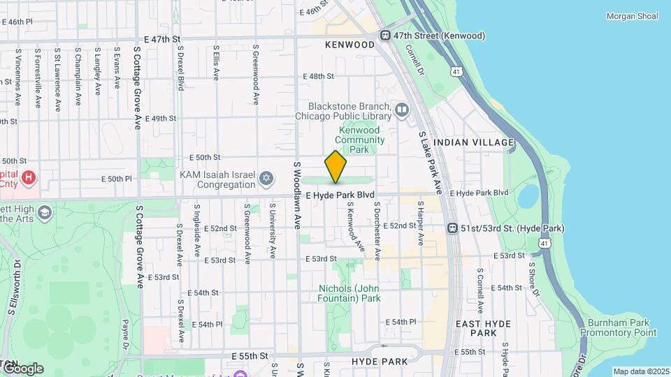 1320 E Hyde Park Blvd Mapa y Detalles de la Ubicación