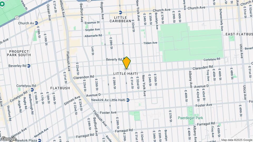 1729 Nostrand Ave. Mapa y Detalles de la Ubicación