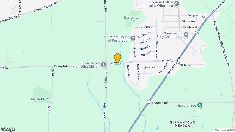 5290 Derby Rd Map and Location Details