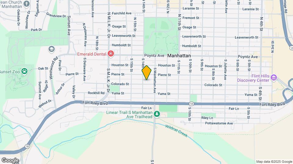 1322 Colorado St Map and Location Details