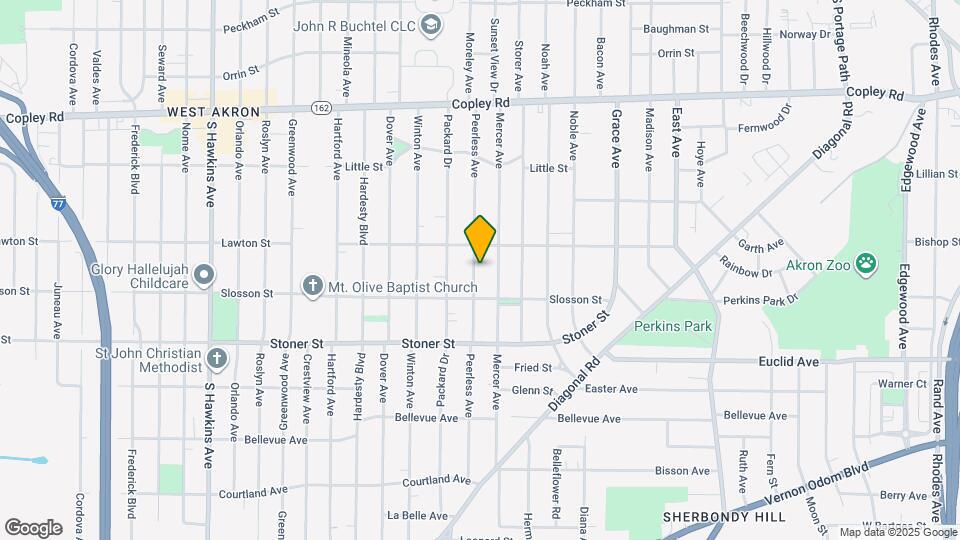 931 Peerless Ave Map and Location Details