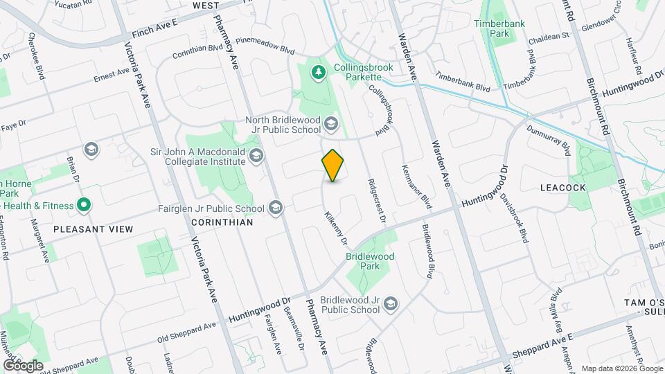 3 Sheldonbury Crescent Map and Location Details